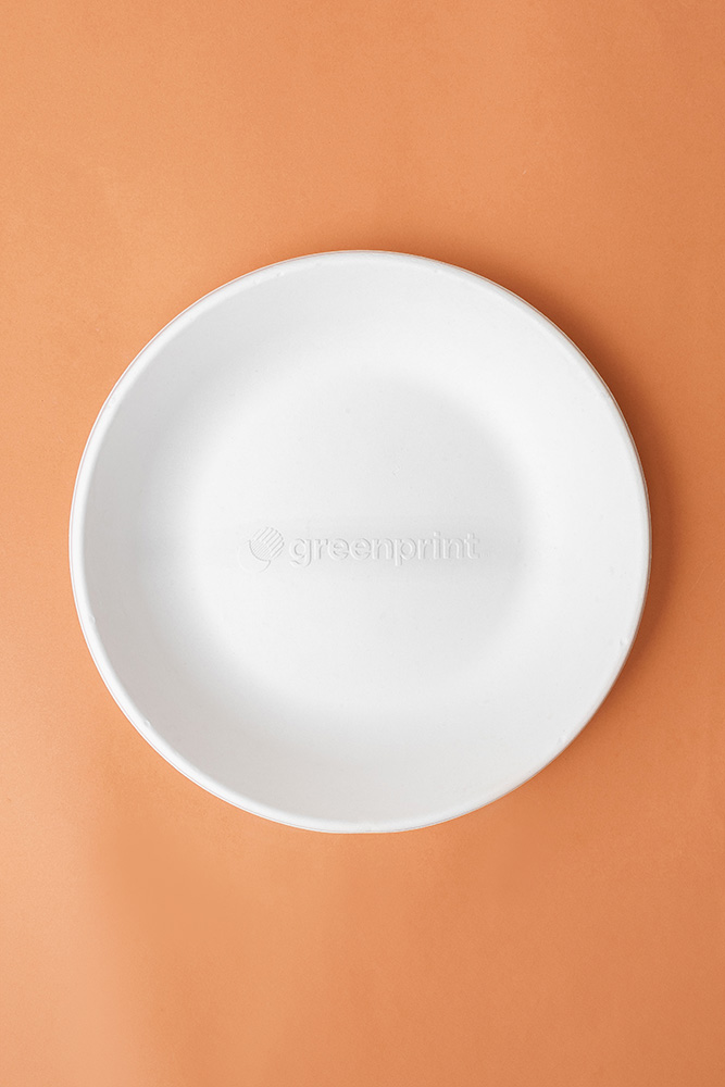 9" Round Deep Plate 1/200 - Sugarcane 