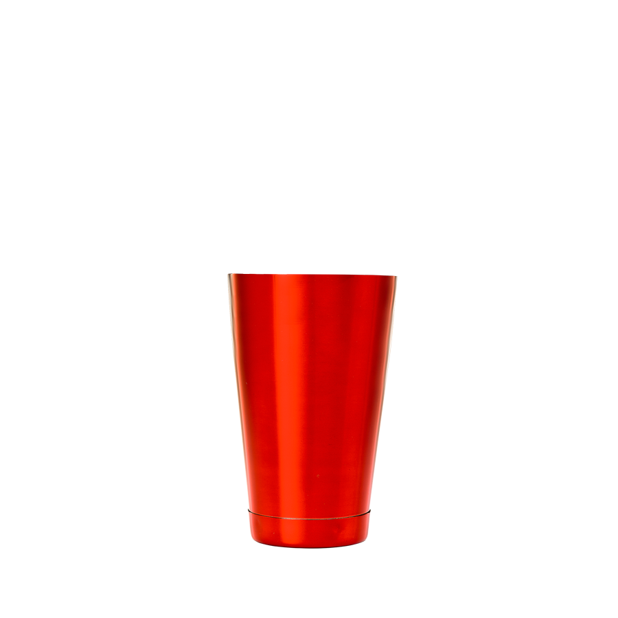 Barfly 18oz Shaker/Tin- Red (Half Size) 