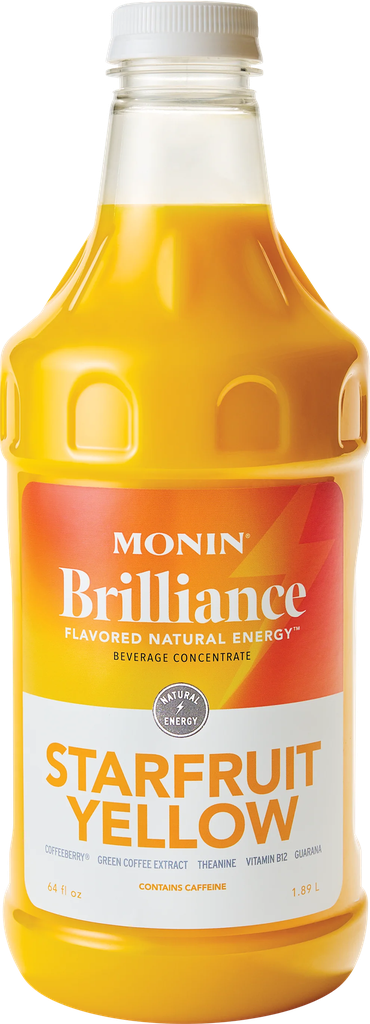 MONIN Brilliance Starfruit Yellow Natural Energy 64oz   