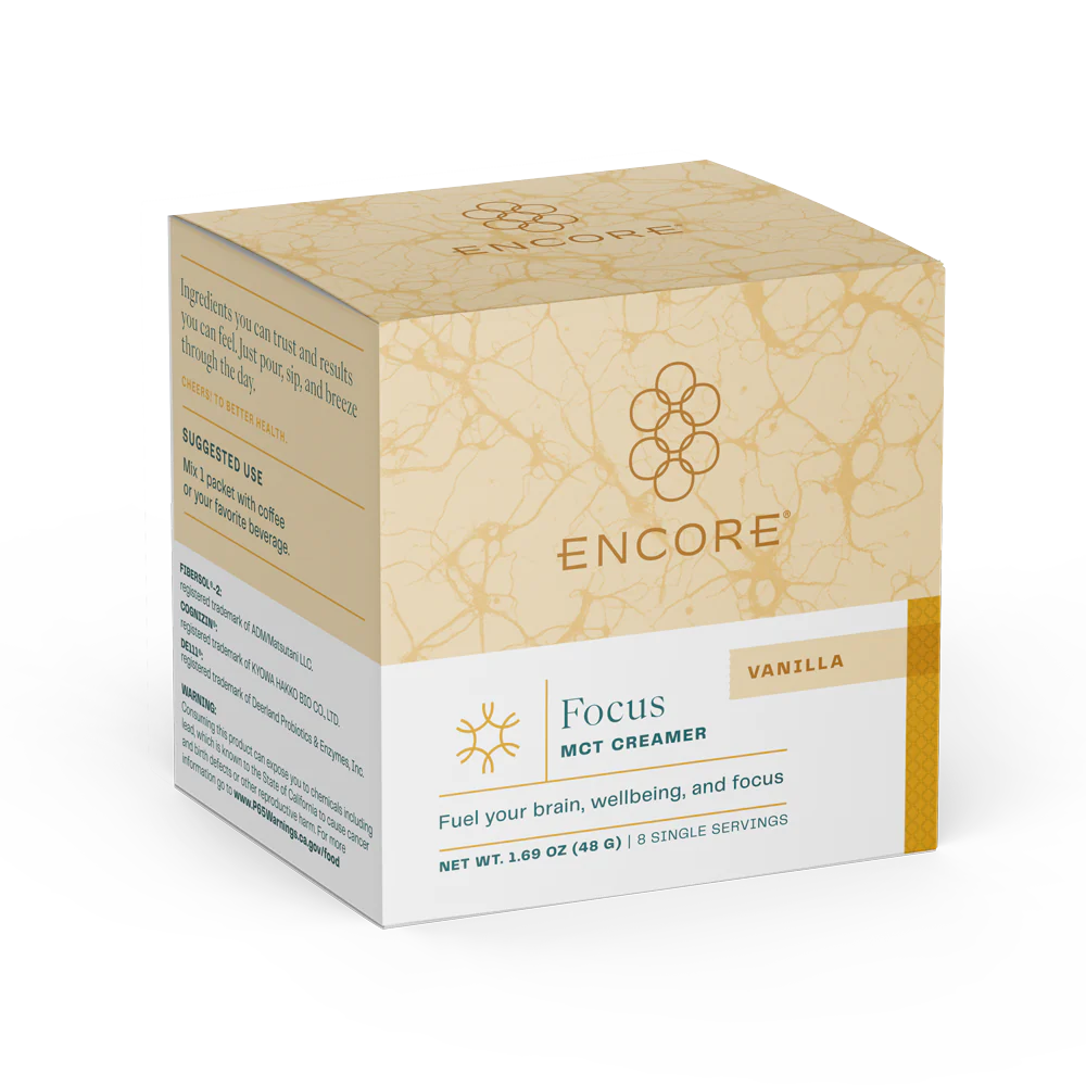 ENCORE Focus Vanilla MCT Creamer 8/6g  