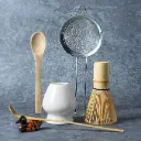 Matcha Whisk Set White 