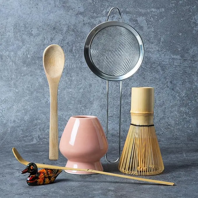 Matcha Whisk Set Pink