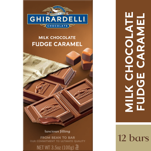 Milk Chocolate Fudge Caramel Bars 3.5oz