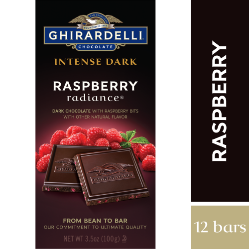 intense Dark Raspberry Dark Chocolate Bars 3.5oz