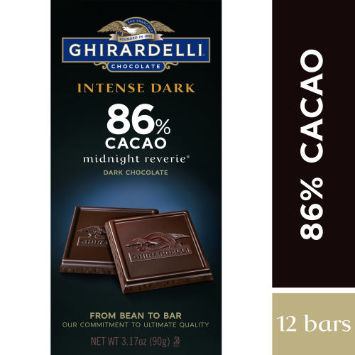 86% Cacao Intense Dark Chocolate Bars 3.17oz