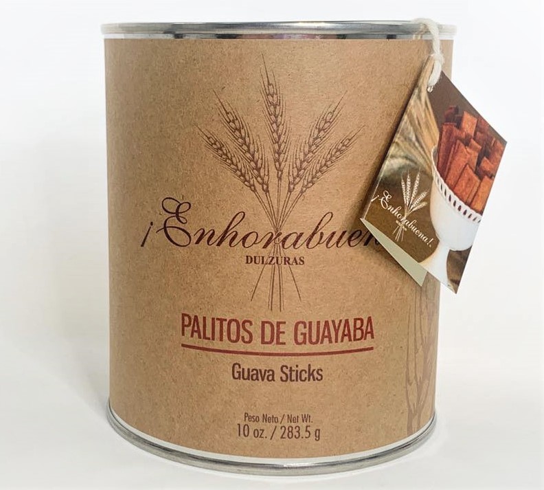 Enhorabuena Palitos de Guayaba 10oz Tin Can