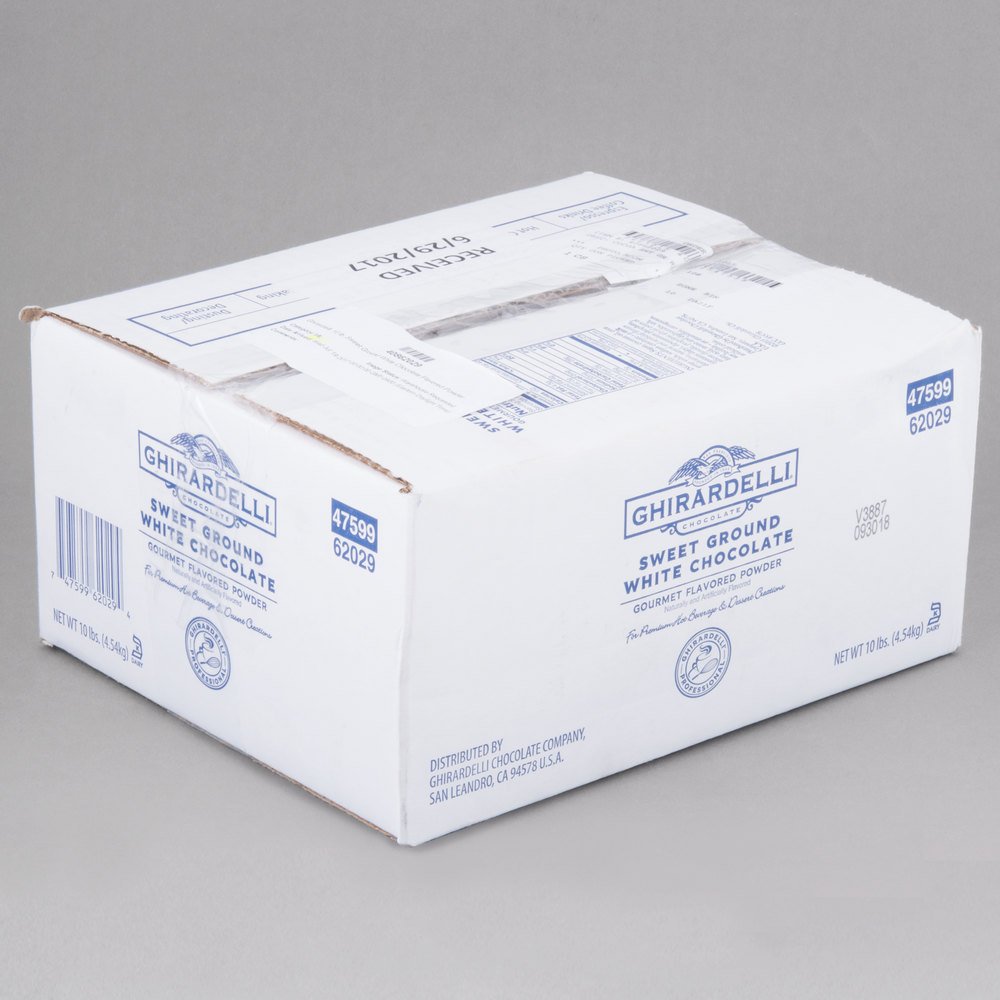 Sweet Ground White Chocolate 10lbs
