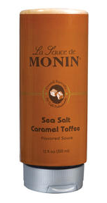 MONIN Caramel Toffee Sea Salt Sauce 12oz