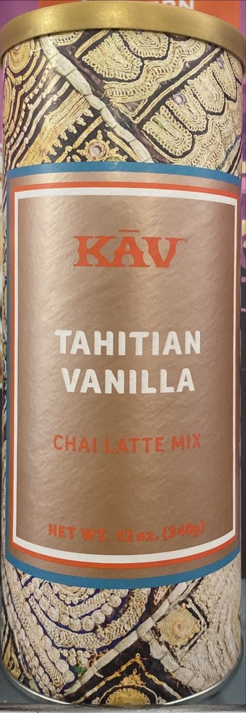 Kav Tahitian Vanilla Chai 12oz Canister
