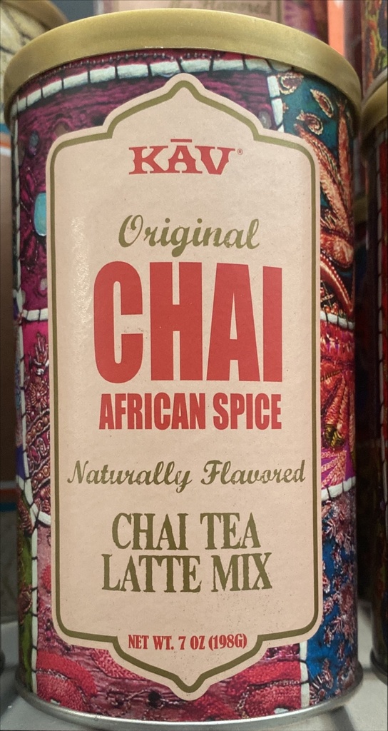 KAV African Spice Chai 7oz Canister