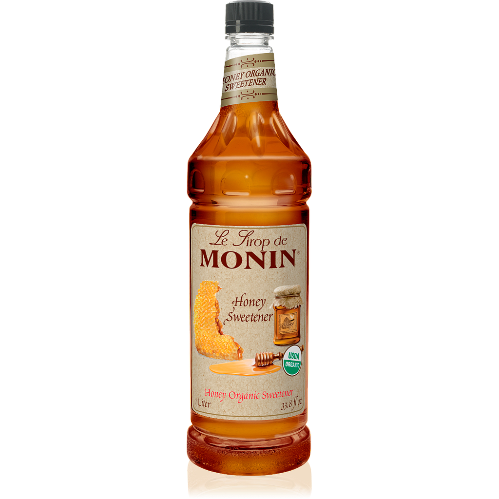 MONIN Honey Sweetener USDA Organic 1Lt