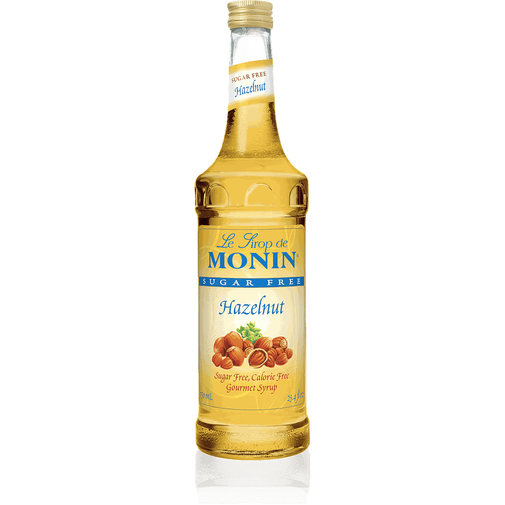 MONIN Hazelnut Sugar Free Syrup 750mL