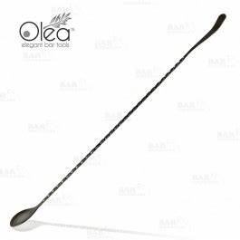 [BS-GMHOFF-40] Bar Spoon - Bent Tip 40CM Gunmetal