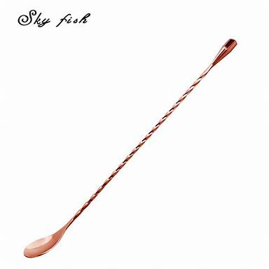 [BS-COPHOFF-40] Bar Spoon - Bent Tip 40CM Cooper