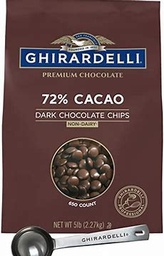 [41723] 72% Cacao Chocolate Chips Bag 5lb