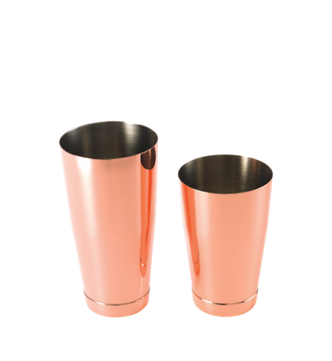 [M37009CP] Shaker/Tin Set Copper Plated