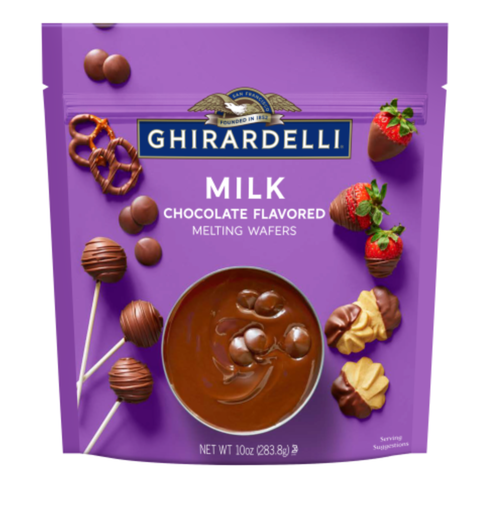 [10000673] GHR Milk Chocolate Melting Coating Wafers 10 oz