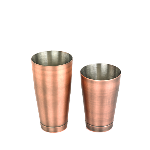 [M37009ACP] Antique Copper Shaker Tin Set