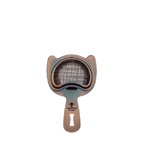 [M37185ACP] Antique Copper Fine Mesh Spring Bar Strainer