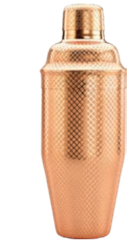 [M37205CP] 3-Piece Japanese Shaker Set 24 oz - Copper Plated