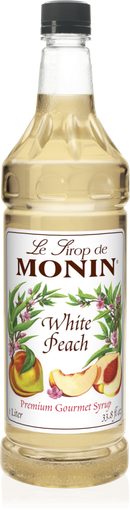 [M-FR148F] MONIN Peach White Syrups 1LT