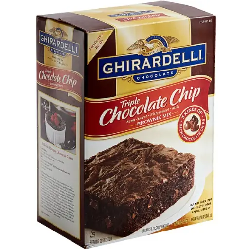 [732-6116] GHR BROWNIE TRIPLE CHOC CHIP 120oz