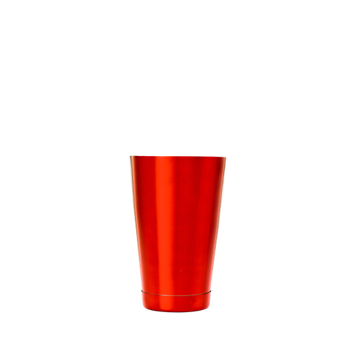 [M37083RD] Barfly 18oz Shaker/Tin- Red (Half Size) 
