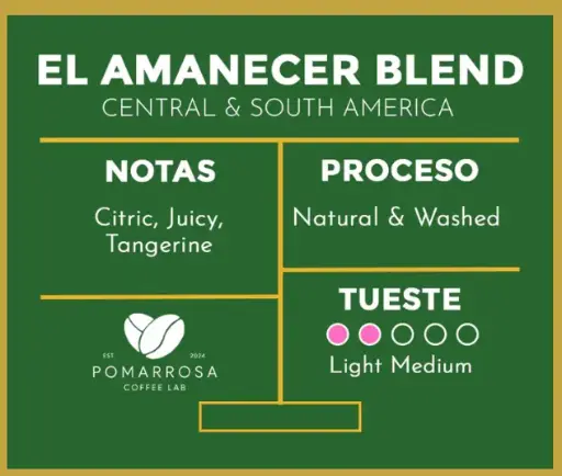 [Amanecer 8oz] Café Pomarrosa/El Amanecer 8 oz 