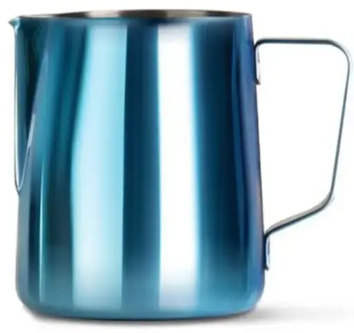 [EPPITCHER12-BLUE] Colored Frothing Pitcher 12oz - Blue 