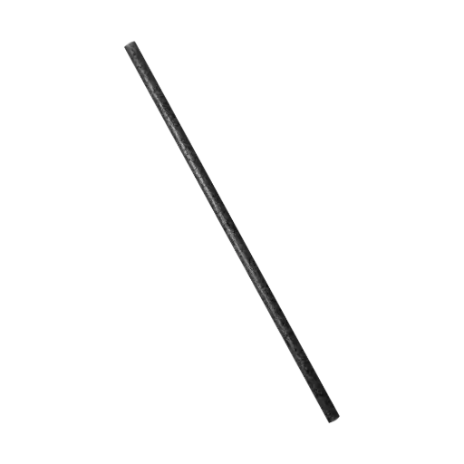 [MA-SBA15U] MA Standard Black Agave Straws Unwrapped 15cm=6"long, 6mm (Cocktail) - 1/500