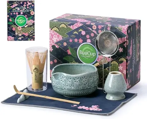 [BuuCup Matcha Blue] BuuCup Matcha Ceremony Set - Blue