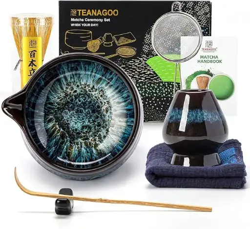 [Junware Green Pro]  Teanagoo 7 Pcs Matcha Whisk Set - Junware 