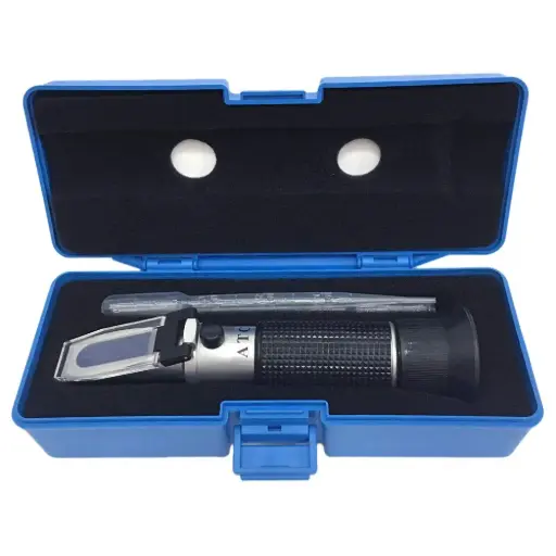 [aichose Refractometer] aichose  Brix Refractometer with ATC, Dual Scale - Specific Gravity & Brix 