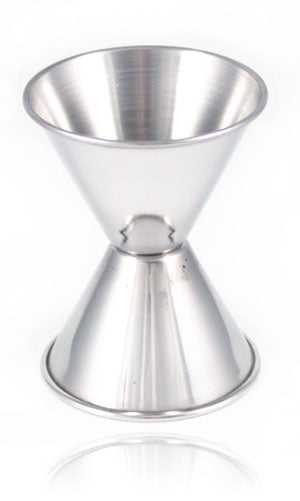 [JIG-1X2] Jigger -Standard Double Sided - Stainless Steel