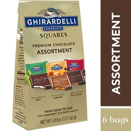 [30685] GHR Assorted Chocolate Square Bag 4.85 oz