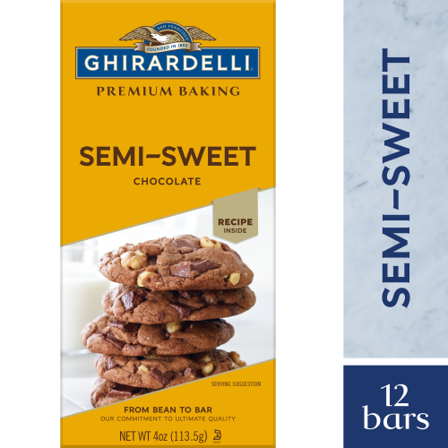 [61826] Semi Sweet Chocolate Baking Bars 4oz
