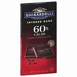 [60716] 60% Cacao Intense Dark Chocolate Bar 3.5oz