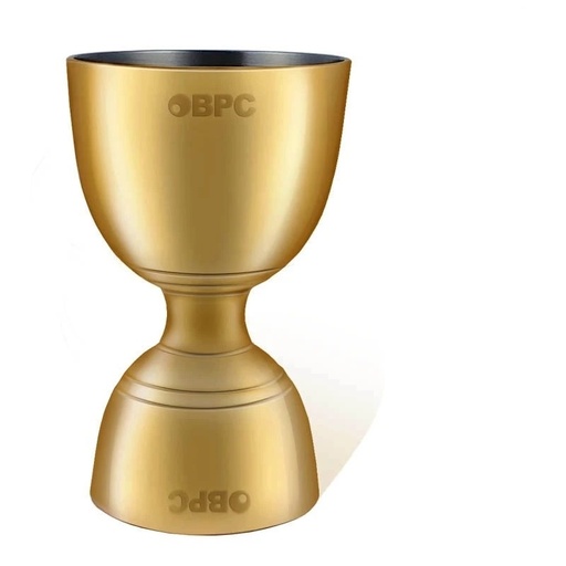 [JIG-LEO-GOLD] Bell Jigger 1oz x 2oz-Olea Gold