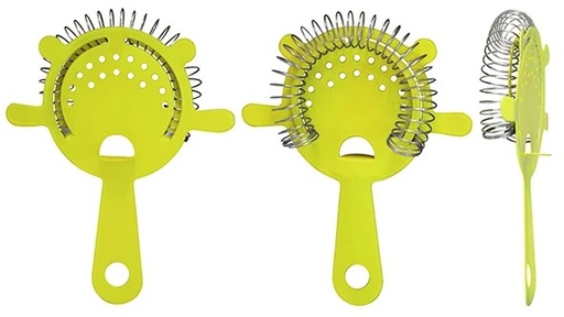 [STR-4PCNY] Cocktail Strainer Yellow