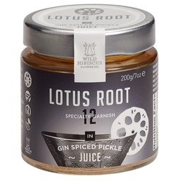 [LOTUSGINSP200] Lotus Slices in Gin Spiced Pickle 7oz