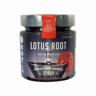 [LOTUSHIBG200] Lotus Slices in Hibiscus & Ginger 7oz