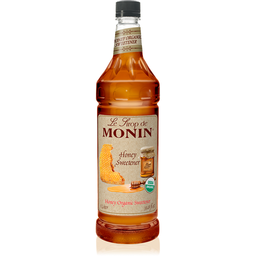 [M-FL084F] MONIN Honey Sweetener USDA Organic 1Lt