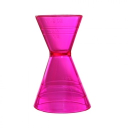 [JIG-PLN-PINK] Plastic Jigger Neon Pink