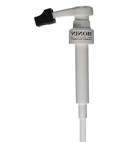 [P240] MONIN Plastic Bottle Pump White 1/4oz =7ml