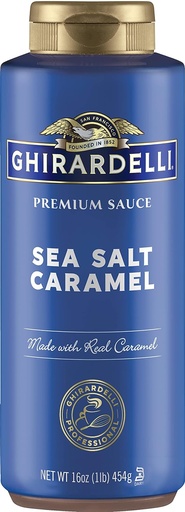 [41751] GHR Sea Salt Caramel Sauce 16oz