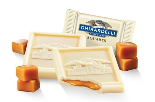 [41124A] White Chocolate Caramel Square