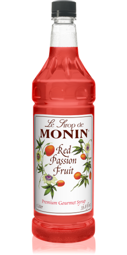 [M-FR068F] MONIN Pasion Fruit Red Syrup 1Lt