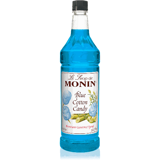 [M-FR092F] MONIN Cotton Candy Blue Syrup 1Lt