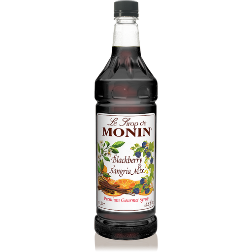 [M-FR125F] MONIN Sangria Mix Blackberry Syrup 1Lt