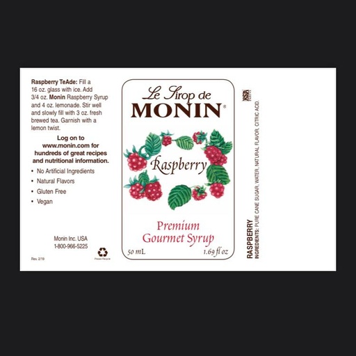 [M-NR040D] Raspberry Syrup 50mL